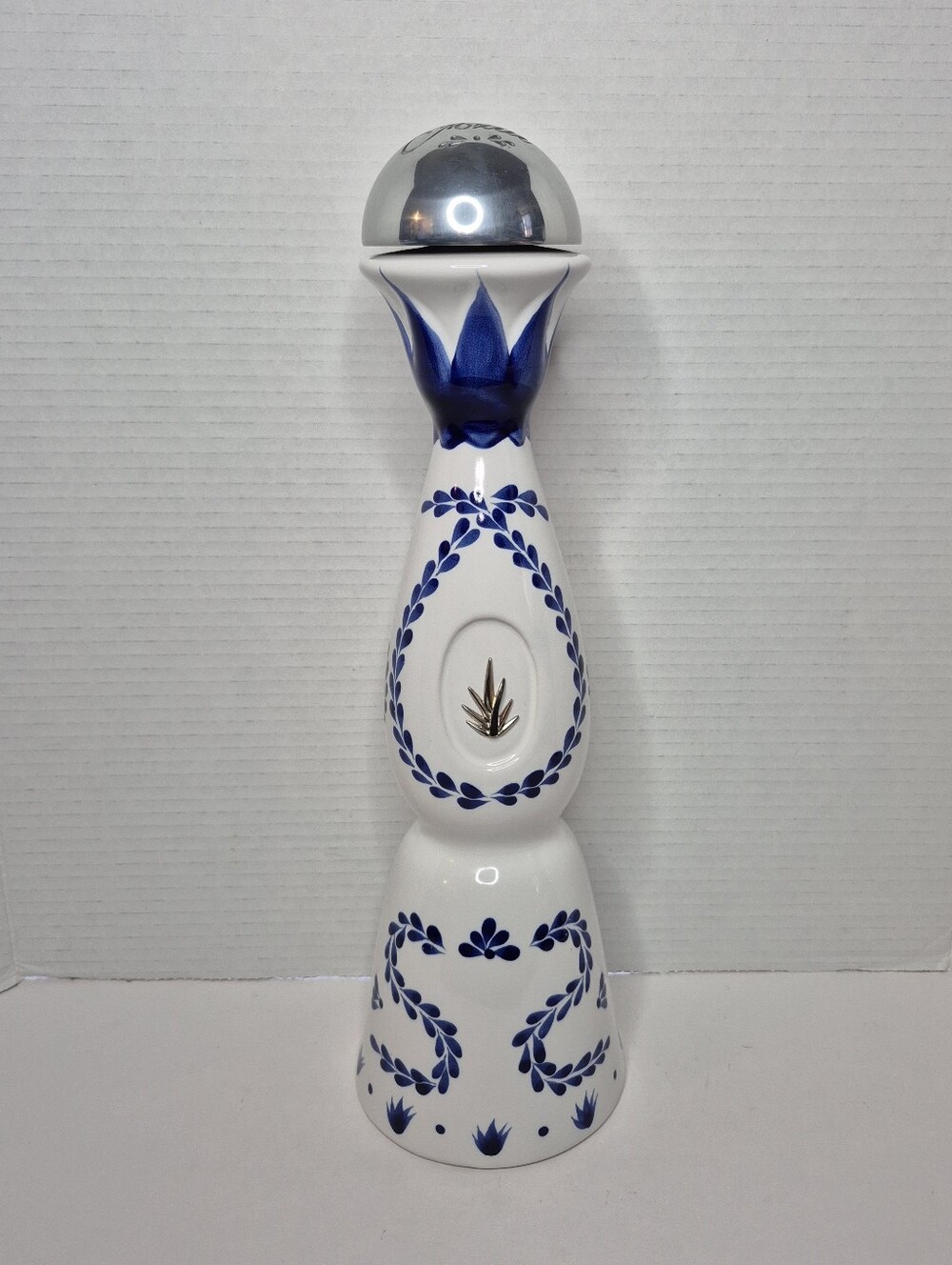 Clase Azul Tequila Empty Bottle Handpainted Collectible 15" Tall Excellent